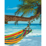 Dovolená na Seychelách 40x50cm, Art Craft - vypnuté plátno na rám