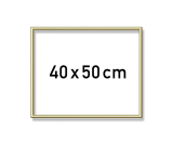 Hliníkový rám 40x50cm zlatý Schipper