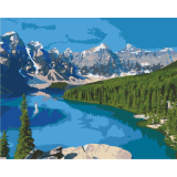 Moraine Lake, Kanada 40x50cm, Art Craft - vypnuté plátno na rám