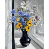 Luční květiny 40x50cm, Art Craft - vypnuté plátno na rám