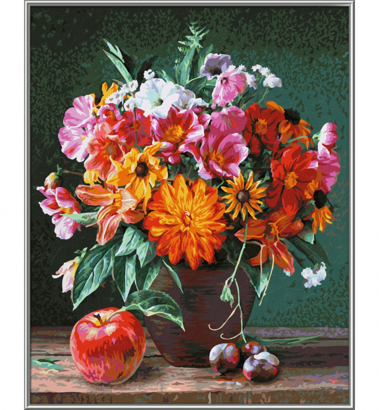 Květinové zátiší (40 x 50 cm)