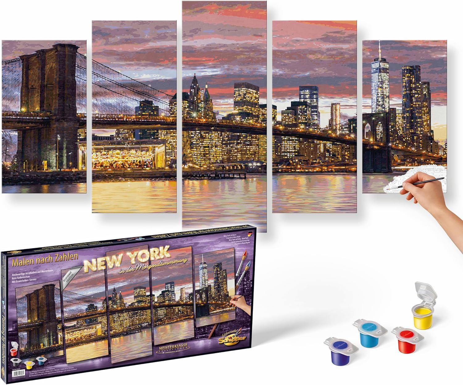 New York za úsvitu (72 x 132 cm) Schipper