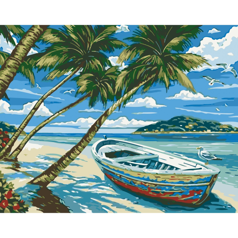 Dovolená snů 40x50cm, Art Craft - vypnuté plátno na rám