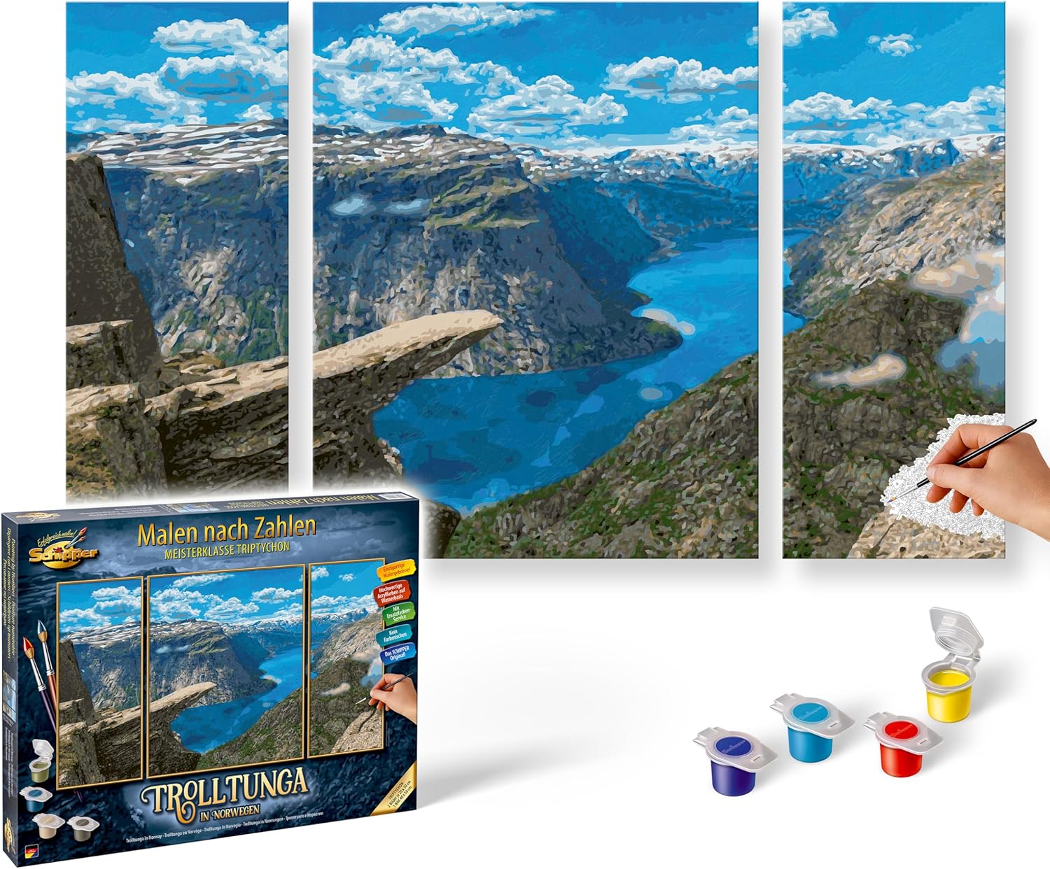 Trolltunga v Norsku (50 x 80 cm) Schipper
