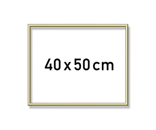 Hliníkový rám 40x50cm zlatý
