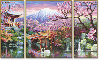 Třešňové květy v Japonsku (50 x 80 cm)