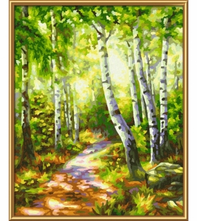 Březový lesík (24 x 30 cm)