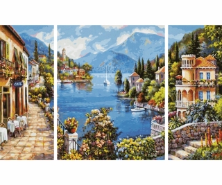 Romantické jezero (50 x 80 cm)