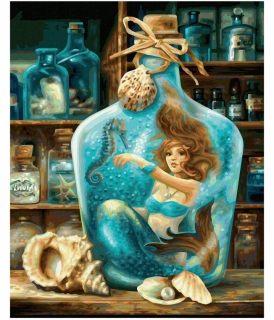 Mořská panna (40 x 50 cm)